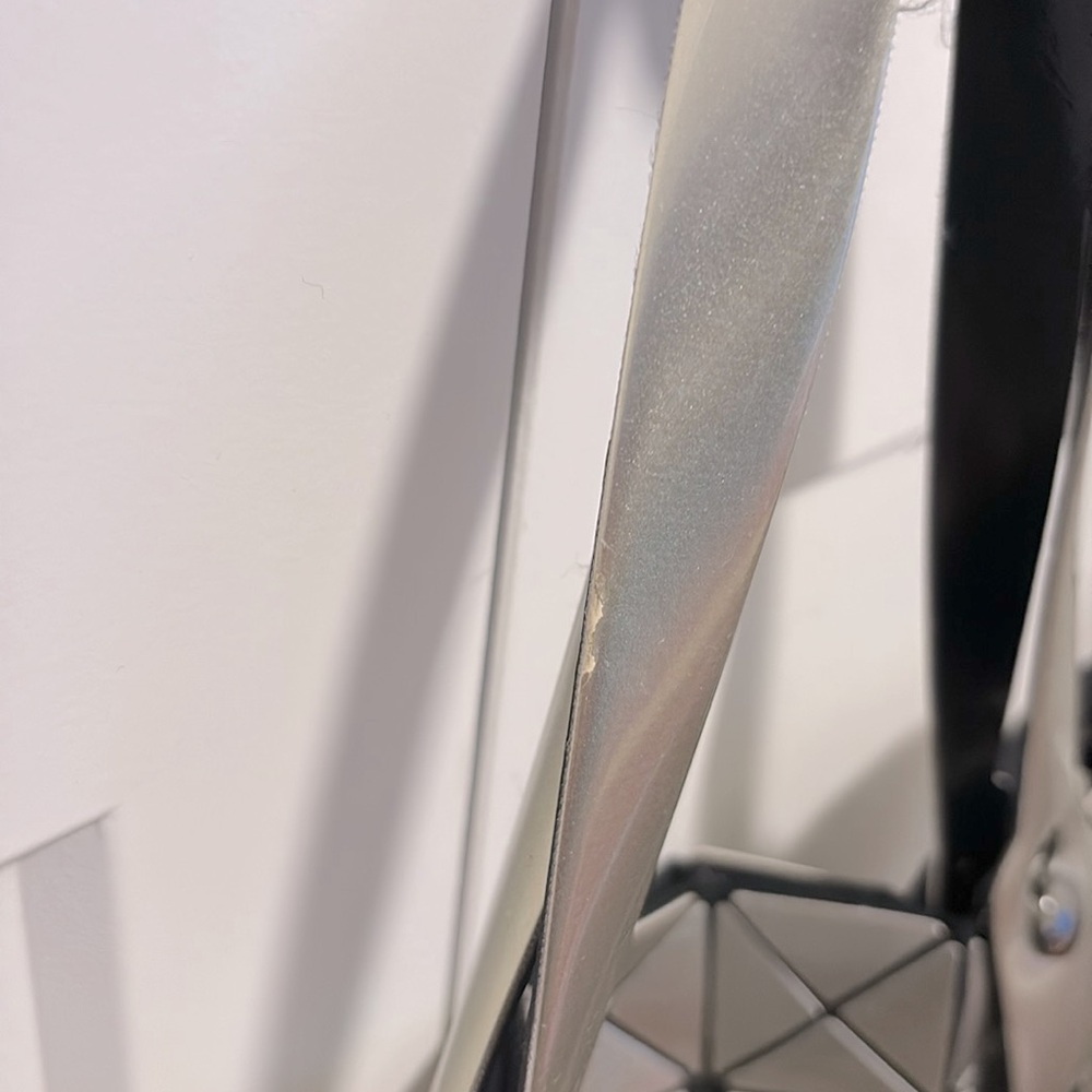 [Bao Bao] Issey Miyake Metallic PVC Geometric Black Mesh Zip-Close Shoulder Tote - Picture 9 of 16